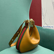 GUCCI | Attache Large Shoulder Bag Dark Orange Leather - 35 x 30 x 4.5 cm - 5
