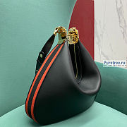 GUCCI | Attache Large Shoulder Bag Black Leather - 35 x 30 x 4.5 cm - 6
