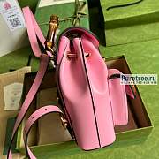 GUCCI | Bamboo Small Backpack Pink 702101 size 22x22x7 cm - 4