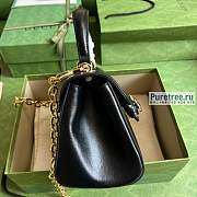 GUCCI | Horsebit 1955 Mini Bag Black Leather 703848 size 22x16x10.5 cm - 5