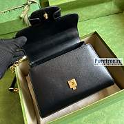 GUCCI | Horsebit 1955 Mini Bag Black Leather 703848 size 22x16x10.5 cm - 3