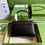 GUCCI | Horsebit 1955 Mini Bag Black Leather 703848 size 22x16x10.5 cm - 2