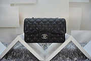 CHANEL | Caviar Leather Flap Bag With Gold/Silver Hardware Black 20cm - 5