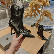 BALENCIAGA | Cagole 90mm Bootie In Black - 1