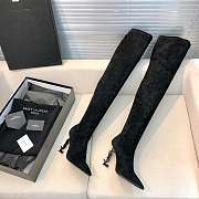 YSL Black High Boots - 1