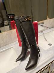 Valentino High Black Boot - 3