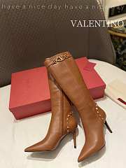Valentino High Brown Boot - 4