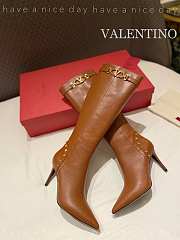 Valentino High Brown Boot - 6