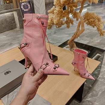 BALENCIAGA | Cagole 90mm Bootie In Pink