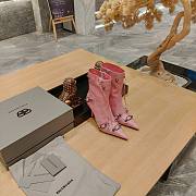 BALENCIAGA | Cagole 90mm Bootie In Pink - 4