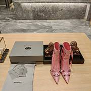 BALENCIAGA | Cagole 90mm Bootie In Pink - 5