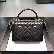 Chanel Trendy CC Black Flap Bag size 25 x 18 x 7 cm - 6
