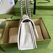 Balenciaga Crush Small Chain Bag Quilted In White 25x15x8 cm - 6