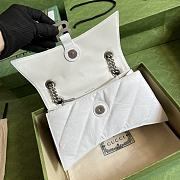 Balenciaga Crush Small Chain Bag Quilted In White 25x15x8 cm - 2