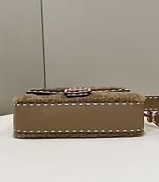 FENDI | Baguette Brown Sheepskin Bag size 27×6×15 cm - 6