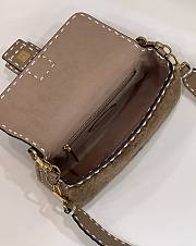 FENDI | Baguette Brown Sheepskin Bag size 27×6×15 cm - 5