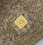 FENDI | Baguette Brown Sheepskin Bag size 27×6×15 cm - 2