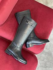 Louis Vuitton | Westside Flat High Boot Black  - 4