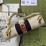 Gucci Sylvie Small Shoulder Bag White 524405 size 25.5x17x8 cm - 2