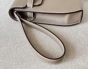 Kelly Depeches 25 Pouch Silver Hardware 25x18.5x4.5 cm - 4