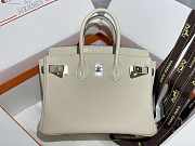 Hermes Birkin Touch White Togo Leather 25cm  - 4