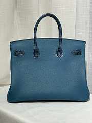 Hermes Birkin Touch Blue Togo Leather 35cm - 3