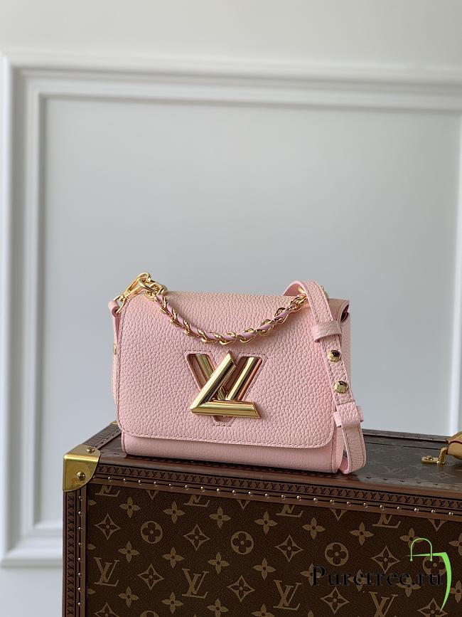 Louis Vuitton | Twist PM Pink Grained Calfskin M20699 19 x 15 x 9 cm - 1