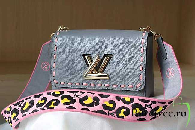 Louis Vuitton | Twist MM Gray size 23 x 17 x 9.5 cm - 1