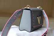 Louis Vuitton | Twist MM Gray size 23 x 17 x 9.5 cm - 4