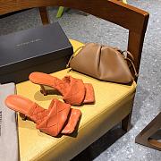 Bottega Veneta Lido Mule Sandals Orange - 1