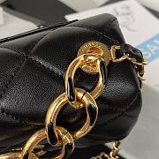 Chanel Mini Flap Bag With Big Chain Black AS3365 size 17x8.5x11.5 cm - 2