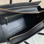 CELINE | Mini Luggage Smooth Calfskin Black Gold Hardware 31x31x18 cm - 6