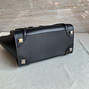 CELINE | Micro Luggage Smooth Calfskin Black Gold Hardware 27x27x15 cm  - 2