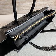 CELINE | Micro Luggage Smooth Calfskin Black Gold Hardware 27x27x15 cm  - 3