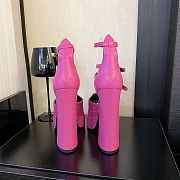 Versace Ankle Strap Pumps Pink Heel 14.5 cm - 5
