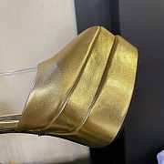 Versace Ankle Strap Pumps Gold Heel 14.5 cm - 2