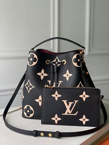 Louis Vuitton | NÉONOÉ MM Black/Beige Bicolor Monogram Empreinte 