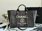 CHANEL | Deauville Large Tote Bag Black 38 cm - 2