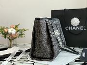 CHANEL | Deauville Medium Tote Bag Black 34 cm - 6