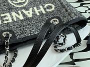 CHANEL | Deauville Small Tote Bag Black 28 cm - 6