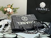 CHANEL | Deauville Small Tote Bag Black 28 cm - 3