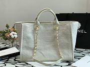 CHANEL | Deauville Large Tote Bag White 38 cm - 5