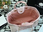 CHANEL | Deauville Large Tote Bag Light Pink 38 cm - 3