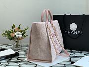 CHANEL | Deauville Large Tote Bag Light Pink 38 cm - 6