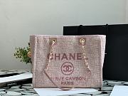 CHANEL | Deauville Medium Tote Bag Light Pink 34 cm - 1