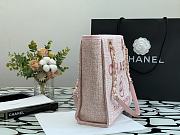 CHANEL | Deauville Small Tote Bag Light Pink 28 cm - 3