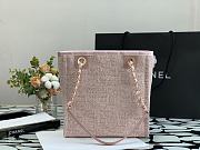 CHANEL | Deauville Small Tote Bag Light Pink 28 cm - 4