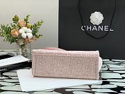 CHANEL | Deauville Small Tote Bag Light Pink 28 cm - 6