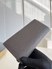 Louis Vuitton | Brazza Wallet Brown Taiga Leather size 19x10x2 cm - 6