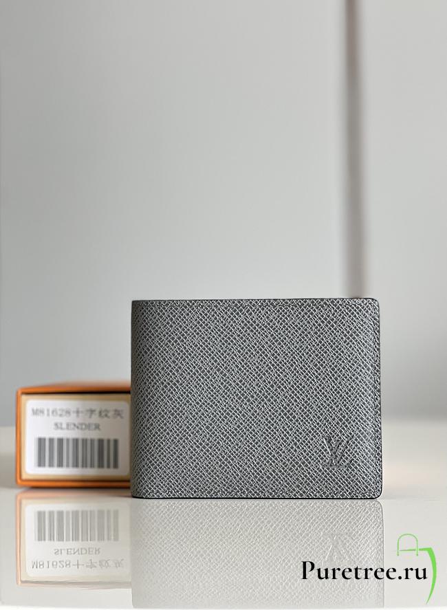Louis Vuitton | Slender Wallet Glacier Taiga Leather size 11x8.5x2 cm - 1